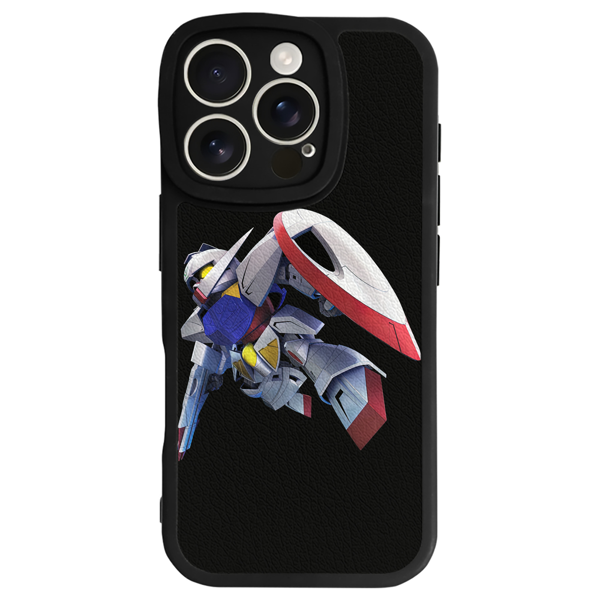 （画像用） 機動戦士ガンダム Mobile Suit Gundam 【iPhone 16シリーズ対応】シリコンスマホケース（レザー調） 材質：シリコン